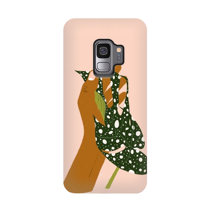 Galaxy S9 StrongFit Botanical Love by Uma Prabhakar Gokhale