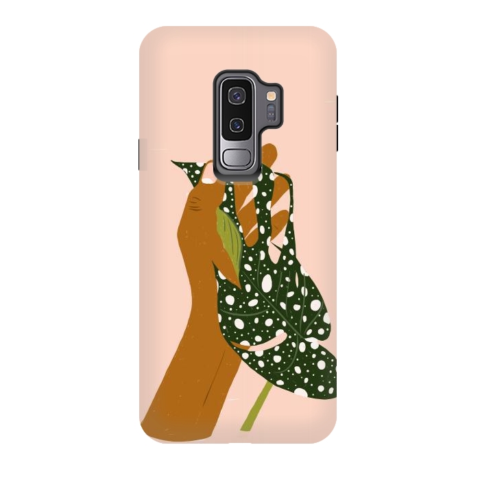Galaxy S9 plus StrongFit Botanical Love by Uma Prabhakar Gokhale