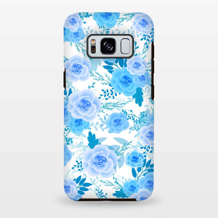 Galaxy S8 plus StrongFit Blue roses by Jms