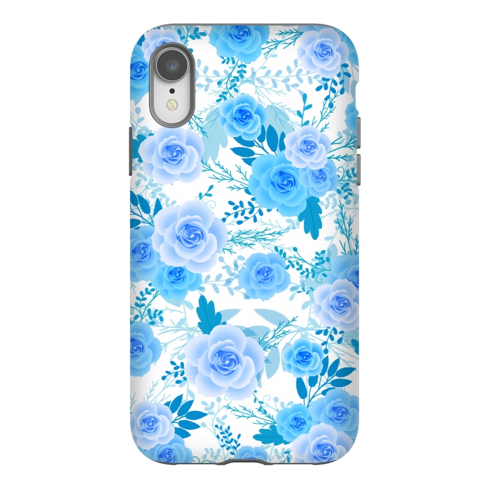 iPhone Xr StrongFit Blue roses by Jms