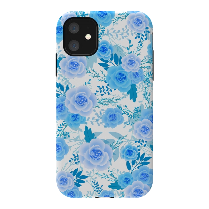 iPhone 11 StrongFit Blue roses by Jms