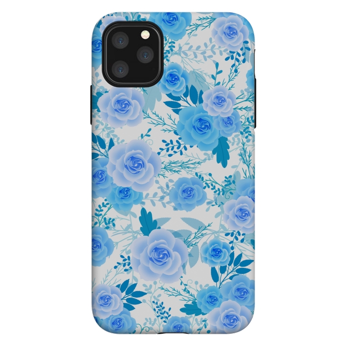 iPhone 11 Pro Max StrongFit Blue roses by Jms