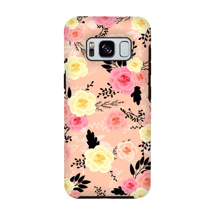 Galaxy S8 StrongFit Roses pattern by Jms