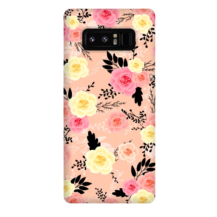 Galaxy Note 8 StrongFit Roses pattern by Jms