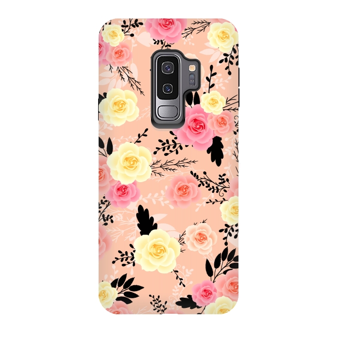 Galaxy S9 plus StrongFit Roses pattern by Jms