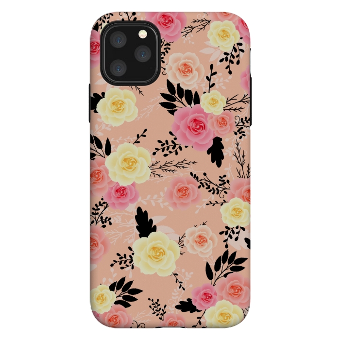 iPhone 11 Pro Max StrongFit Roses pattern by Jms