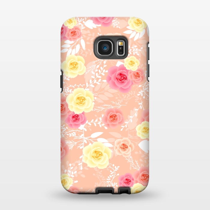 Galaxy S7 EDGE StrongFit Roses art by Jms