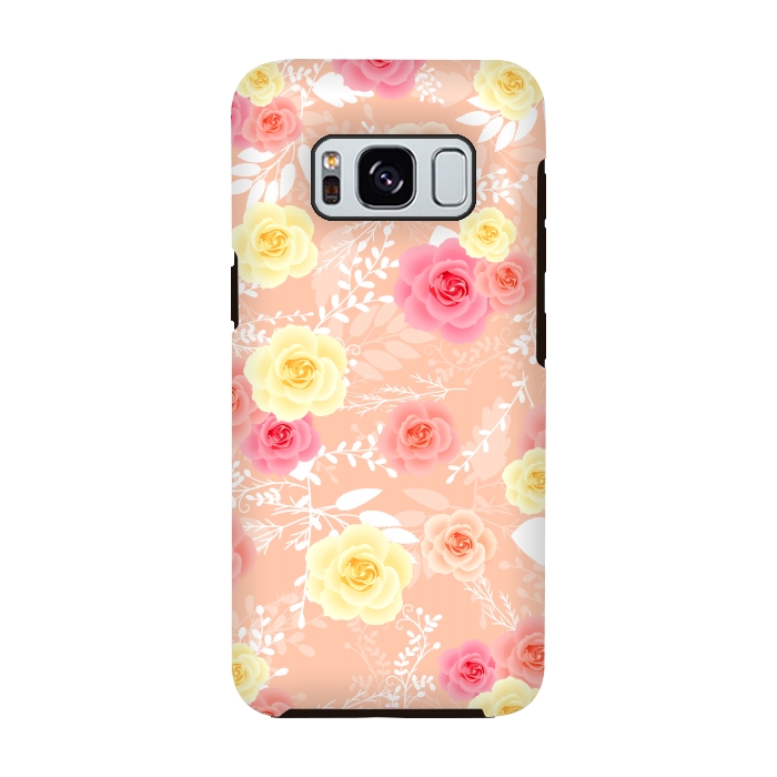 Galaxy S8 StrongFit Roses art by Jms