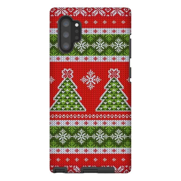 Galaxy Note 10 plus StrongFit Ugly christmas sweater pattern  by Winston