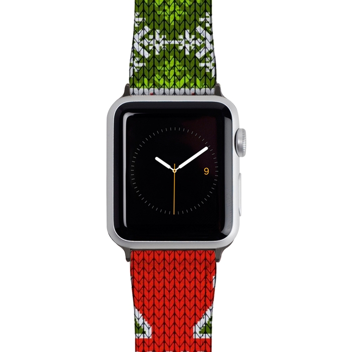Watch 38mm / 40mm Strap PU leather Ugly christmas sweater pattern  by Winston