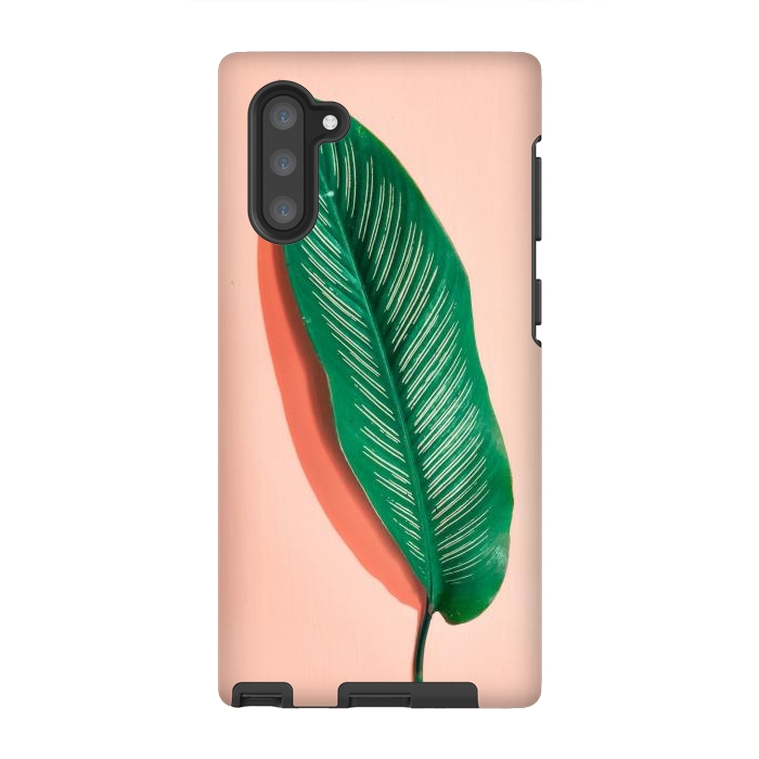 Galaxy Note 10 StrongFit Green leaf  by Winston