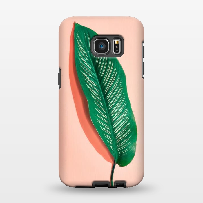 Galaxy S7 EDGE StrongFit Green leaf  by Winston
