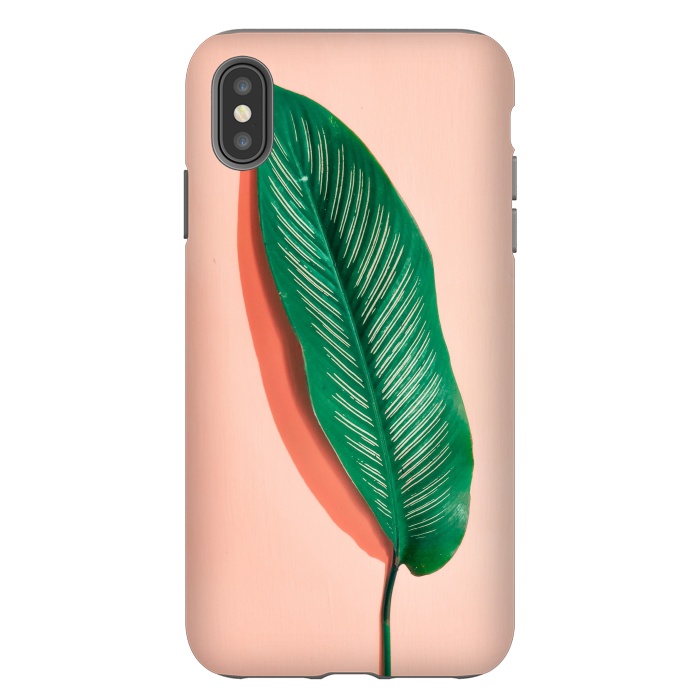 iPhone Xs Max StrongFit Green leaf  by Winston