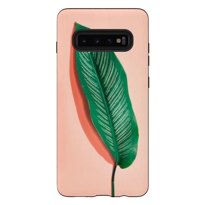 Galaxy S10 plus StrongFit Green leaf  by Winston