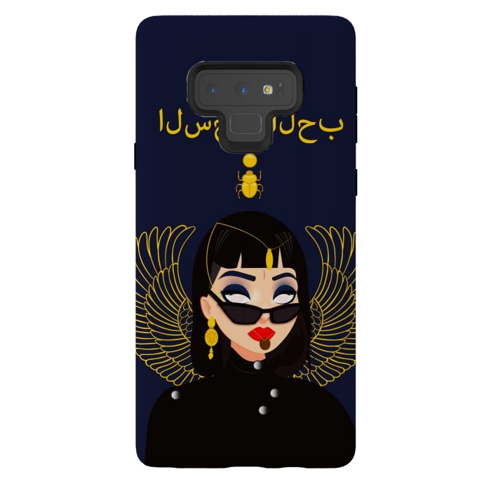Galaxy Note 9 StrongFit Reyna Egipcia by Verónica Arboleda 