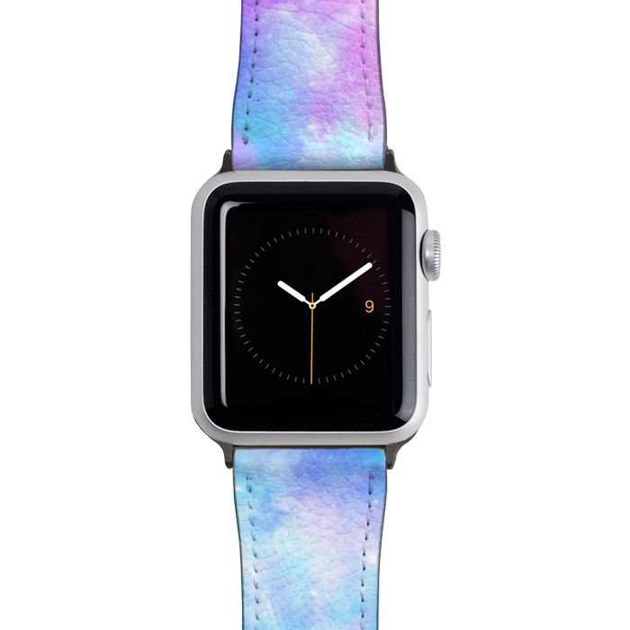 Watch 38mm / 40mm Strap PU leather Galaxy pastel. by Jms