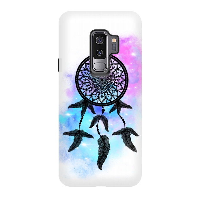 Galaxy S9 plus StrongFit Black dreamcatcher by Jms
