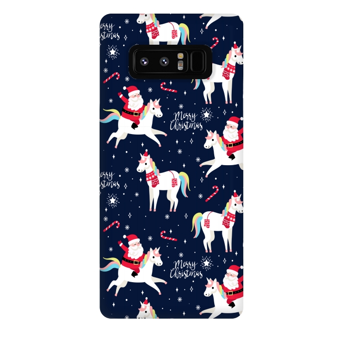 Galaxy Note 8 StrongFit merry christmas santaa by MALLIKA