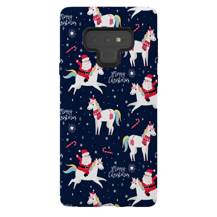 Galaxy Note 9 StrongFit merry christmas santaa by MALLIKA