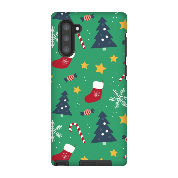 Galaxy Note 10 StrongFit christmas tree love by MALLIKA