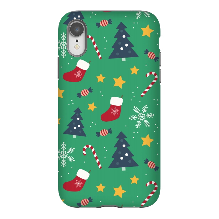 iPhone Xr StrongFit christmas tree love by MALLIKA