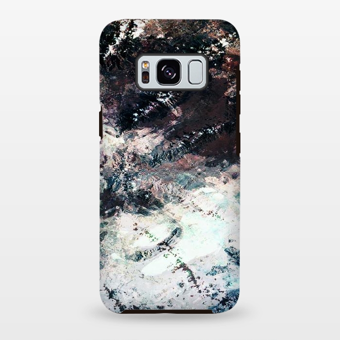 Galaxy S8 plus StrongFit Snowy mountains from above by Oana 
