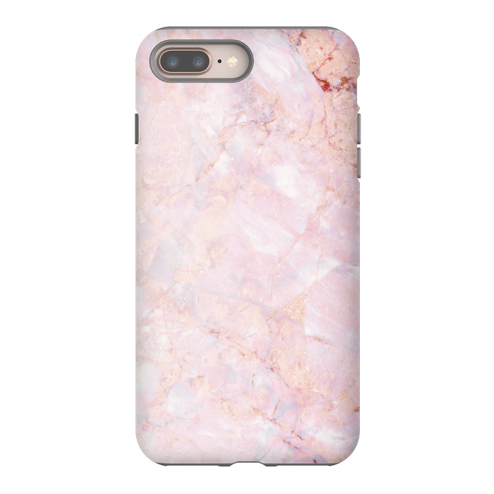 iPhone 7 plus StrongFit Pastel pink elegant marble by Oana 