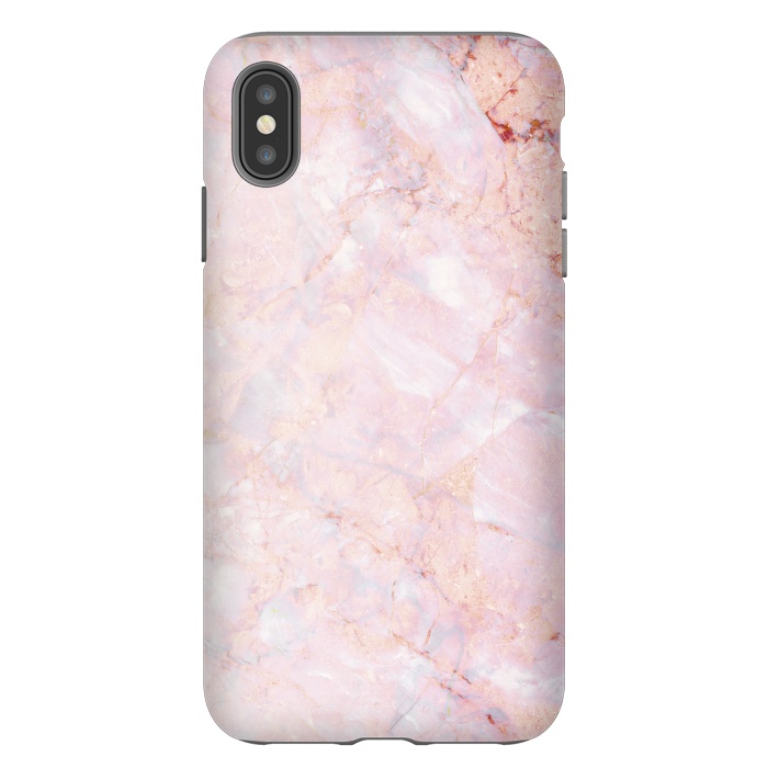 iPhone Xs Max StrongFit Pastel pink elegant marble by Oana 