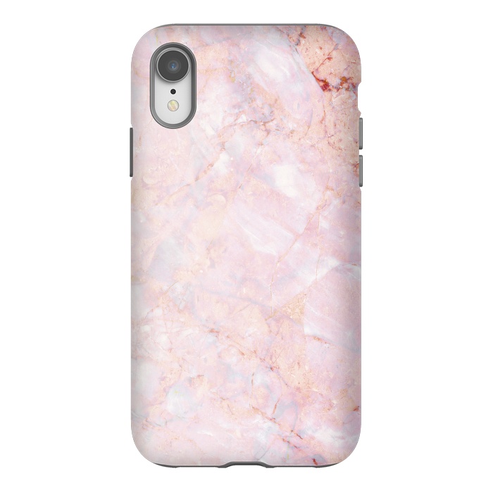 iPhone Xr StrongFit Pastel pink elegant marble by Oana 