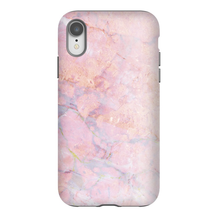 iPhone Xr StrongFit Soft pink marble by Oana 