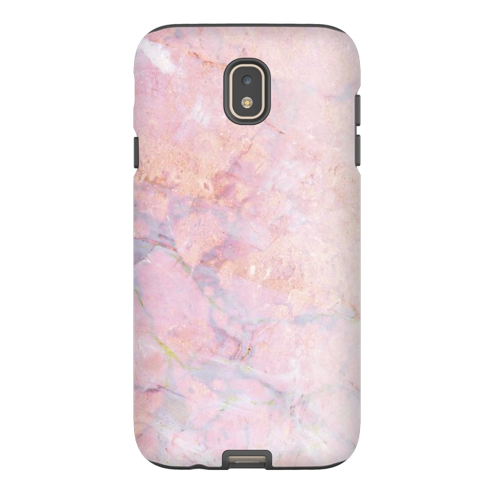 Galaxy J7 StrongFit Soft pink marble by Oana 