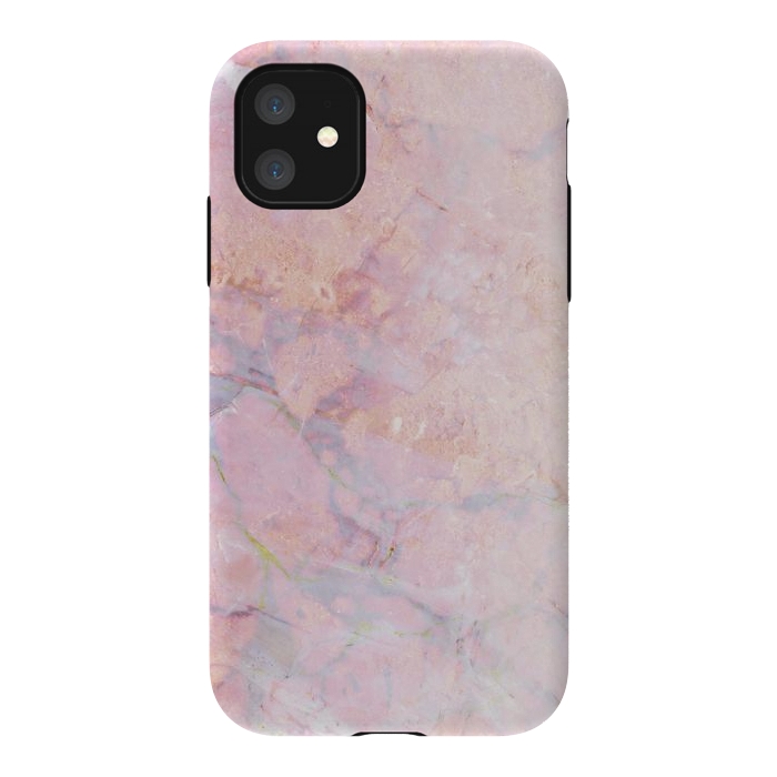 iPhone 11 StrongFit Soft pink marble by Oana 