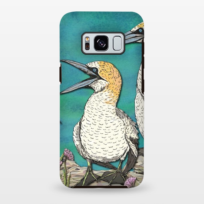 Galaxy S8 plus StrongFit Gannet Chat by Lotti Brown