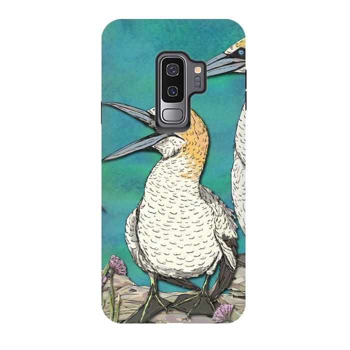 Galaxy S9 plus StrongFit Gannet Chat by Lotti Brown