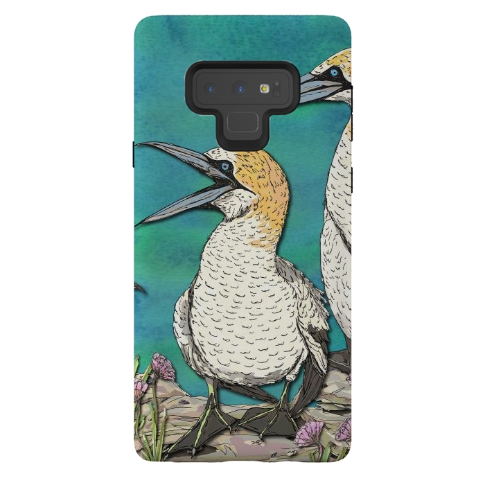 Galaxy Note 9 StrongFit Gannet Chat by Lotti Brown