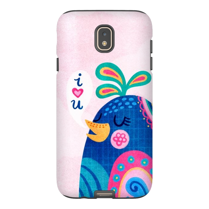 Galaxy J7 StrongFit I Love You Bird by Noonday Design