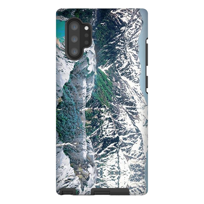 Galaxy Note 10 plus StrongFit Snowy mountains landscape by Oana 