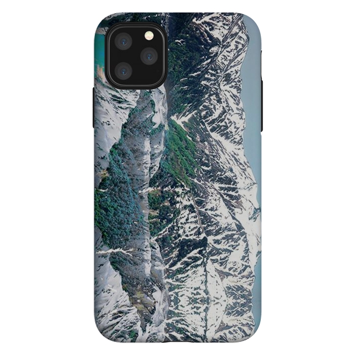 iPhone 11 Pro Max StrongFit Snowy mountains landscape by Oana 
