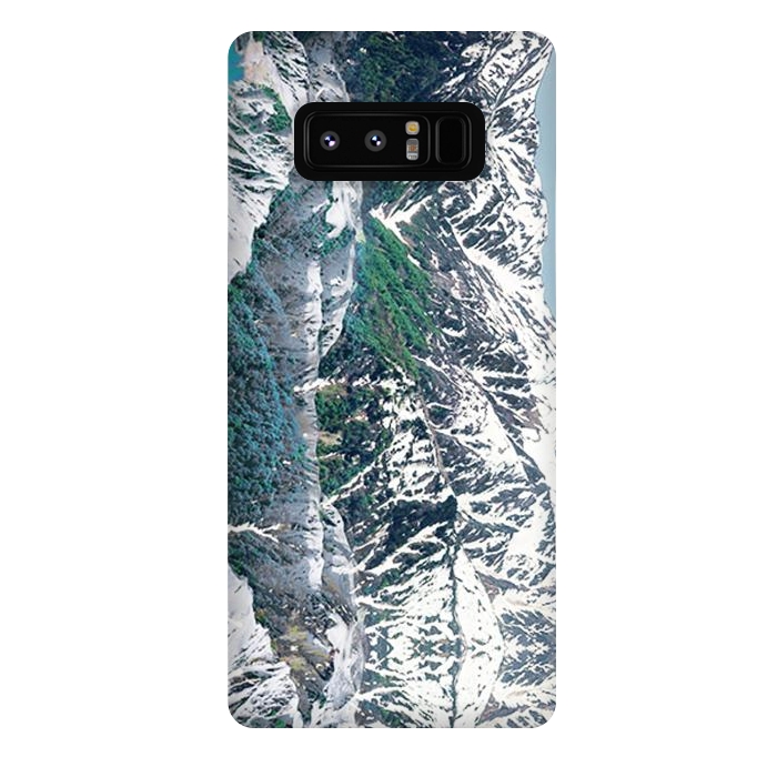 Galaxy Note 8 StrongFit Snowy mountains landscape by Oana 