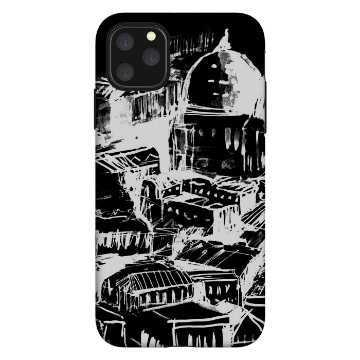 iPhone 11 Pro Max StrongFit Venice cityscape ink sketch by Oana 