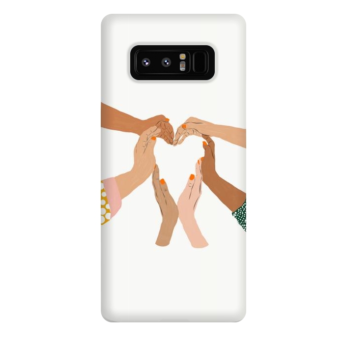Galaxy Note 8 StrongFit Indiscrimination | Anti-Racism Painting | Unity Illustration | Women Empowerment Growth Mindset by Uma Prabhakar Gokhale