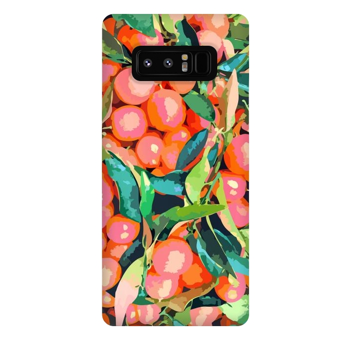 Galaxy Note 8 StrongFit Fruit Garden by Uma Prabhakar Gokhale