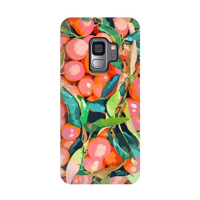 Galaxy S9 StrongFit Fruit Garden by Uma Prabhakar Gokhale