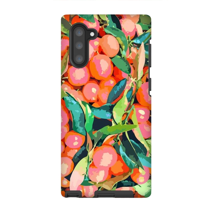 Galaxy Note 10 StrongFit Fruit Garden by Uma Prabhakar Gokhale
