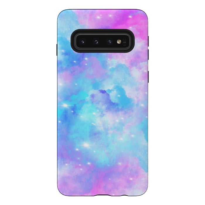 Galaxy S10 StrongFit Pastel clouds by Jms