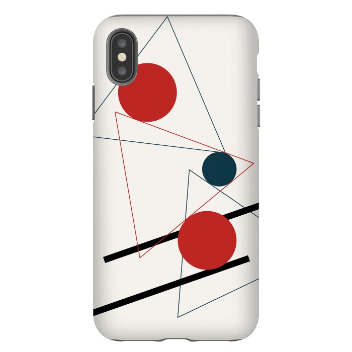iPhone Xs Max StrongFit Abstract Geometry by Creativeaxle