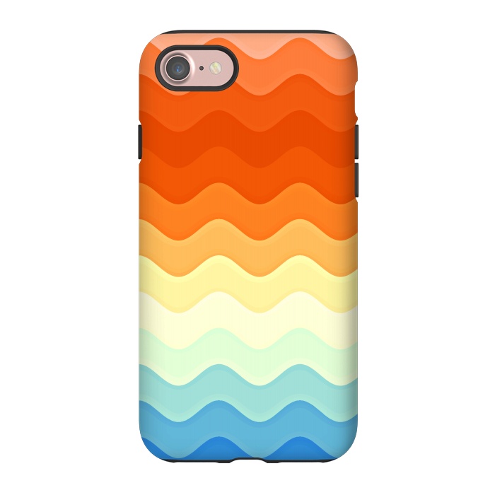 iPhone 7 StrongFit Color Waves by Creativeaxle