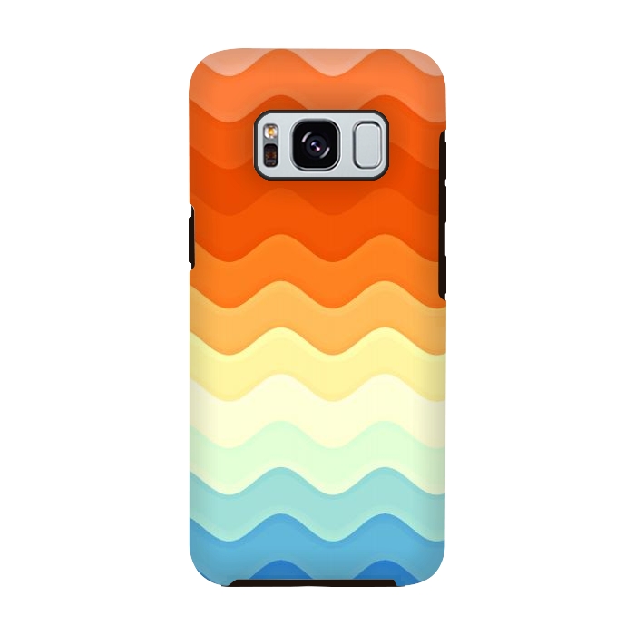 Galaxy S8 StrongFit Color Waves by Creativeaxle