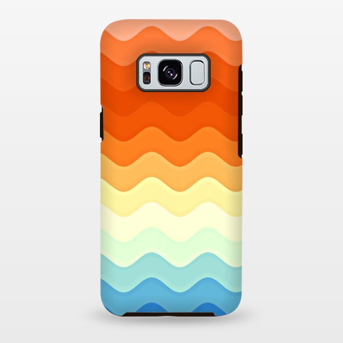 Galaxy S8 plus StrongFit Color Waves by Creativeaxle