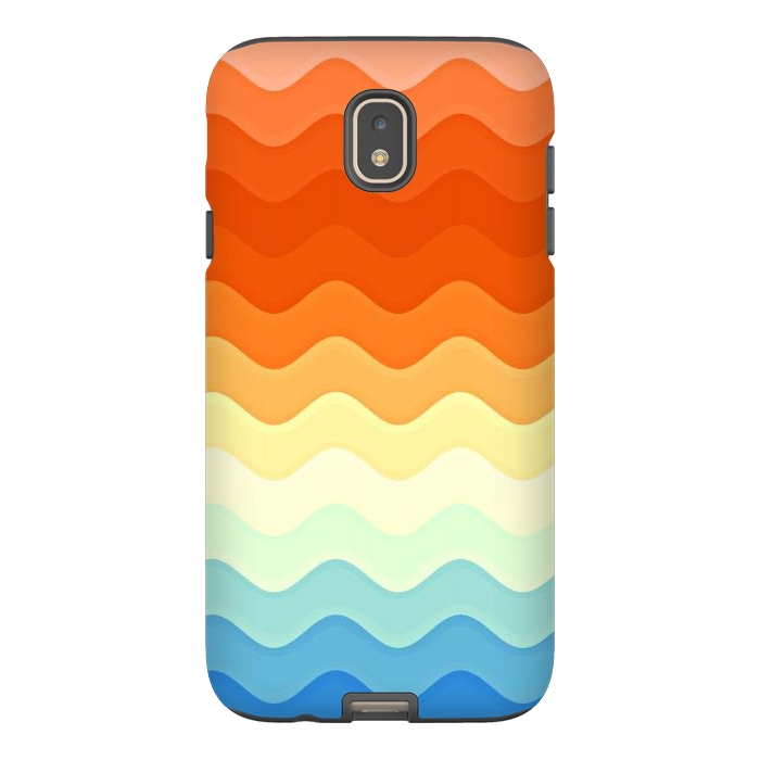Galaxy J7 StrongFit Color Waves by Creativeaxle